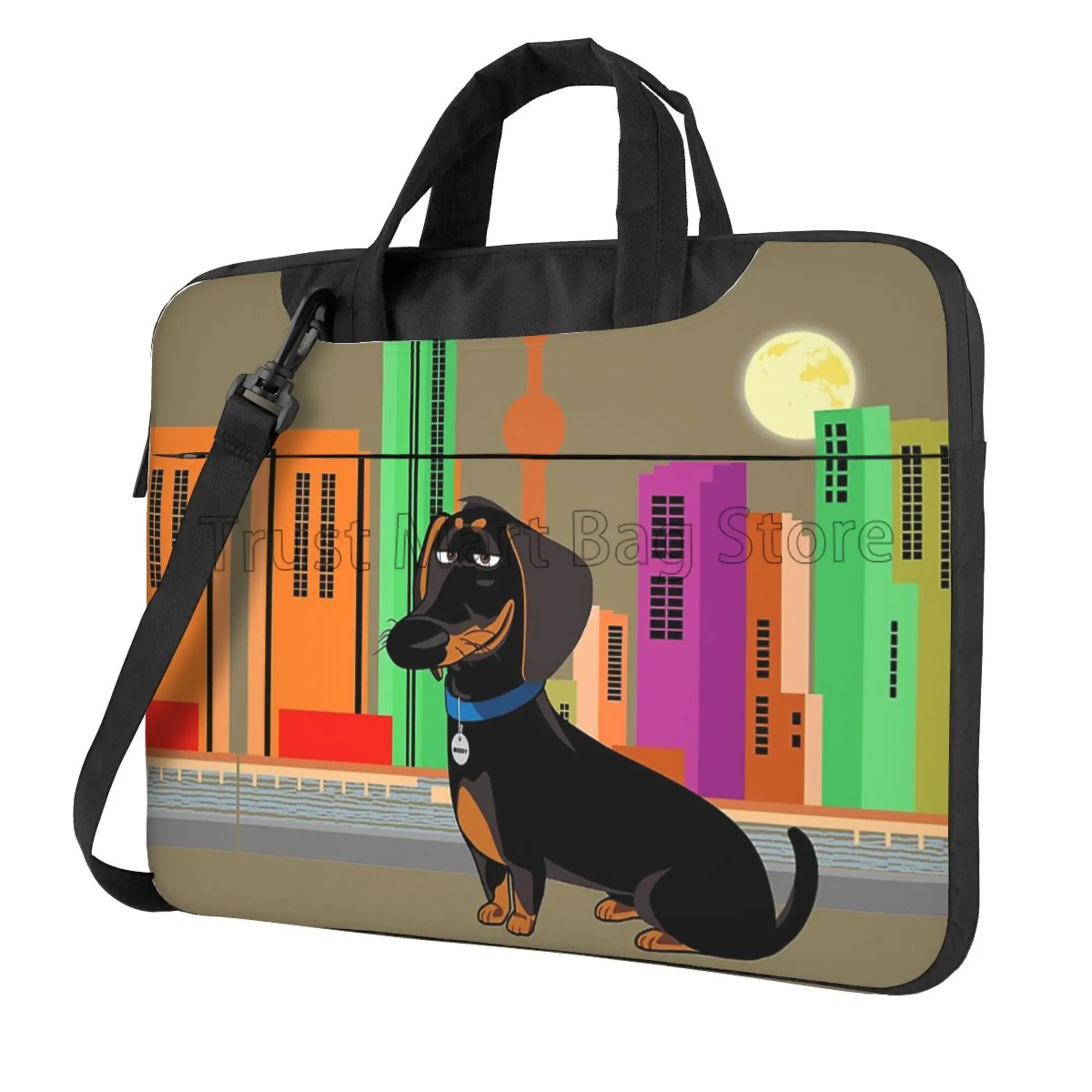 Tablet And Accessories Bag - Dachshund Imprimir Laptop Bolsa de Transporte,