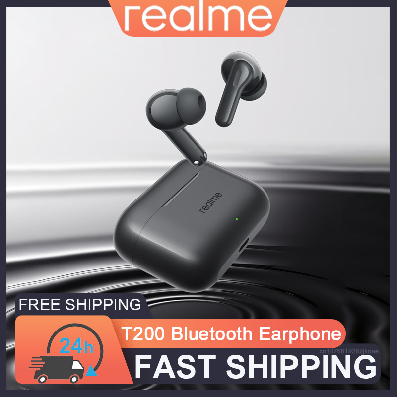 Realme Tablet Accessories - Novo realme buds t200 fones de