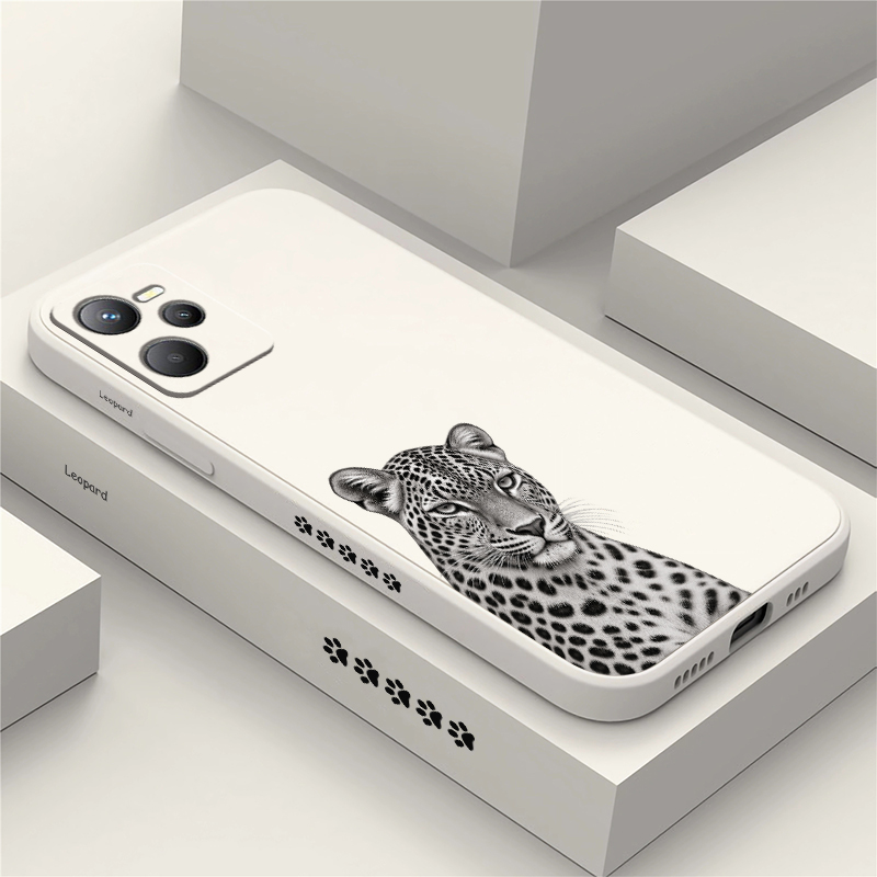 Realme C67 - Capa com design de gato para