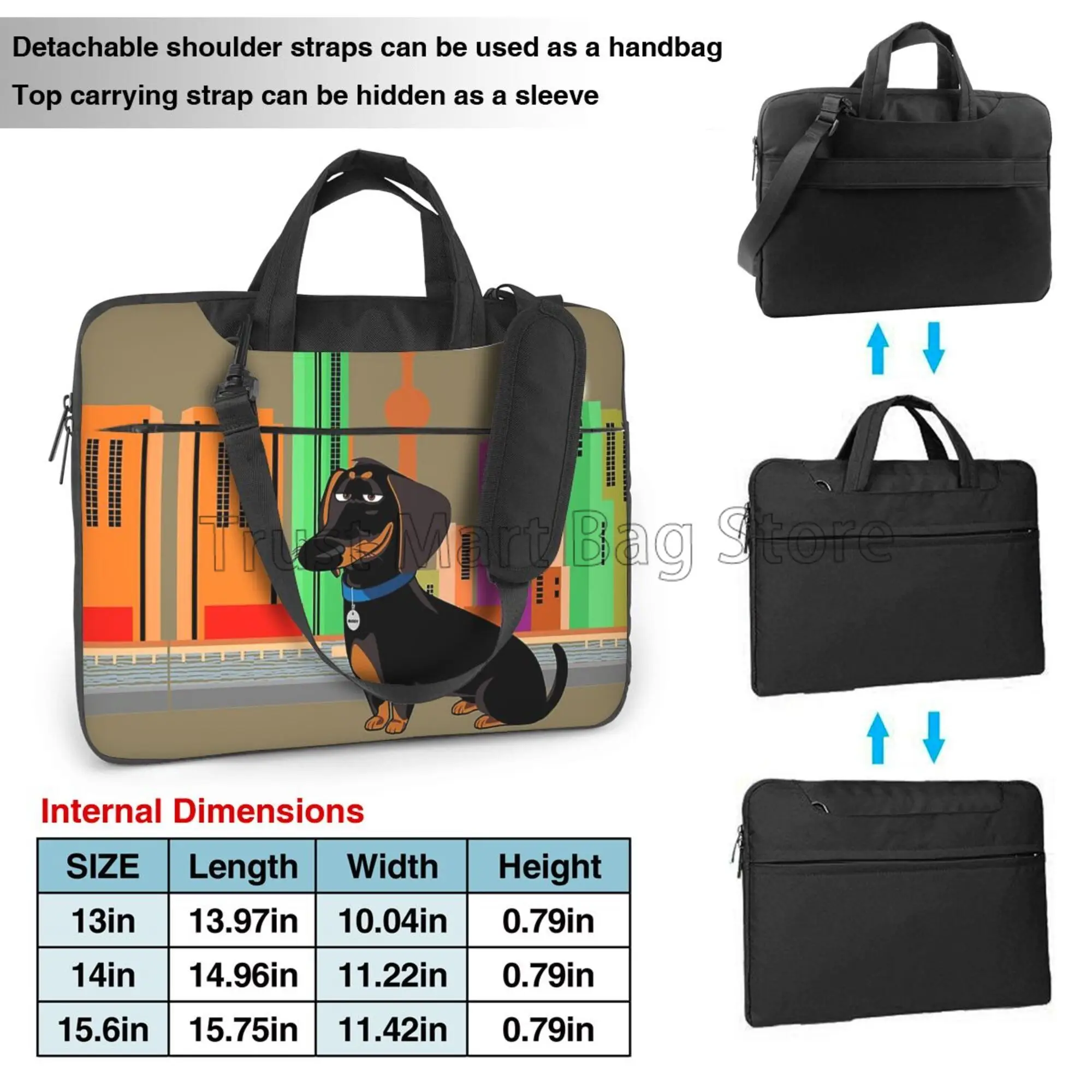 Dachshund Imprimir Laptop Bols - Tablet And Accessories Bag avaliação e preço