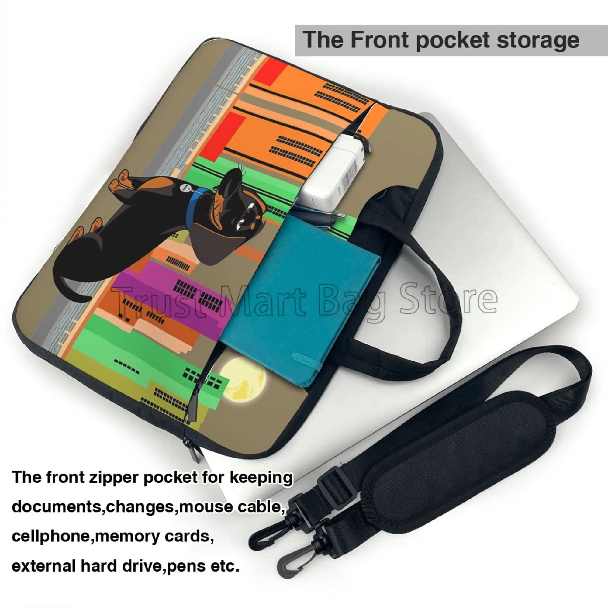 Dachshund Imprimir Laptop Bols - Tablet And Accessories Bag avaliação e preço