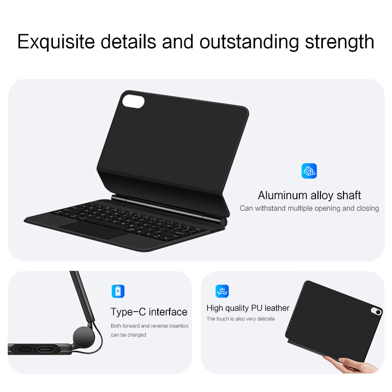 Capa Teclado Mágico 2026 para  - Tablet Keyboard Case avaliação e preço
