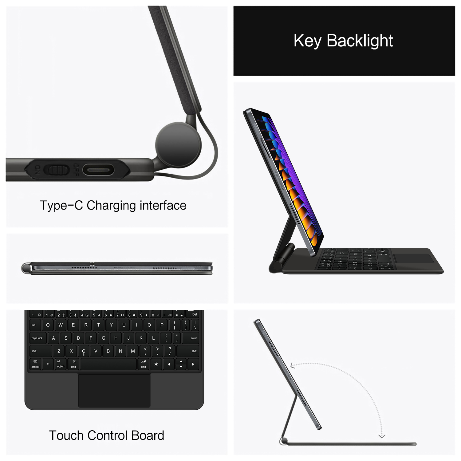 Capa Teclado Mágico para Xiaom - Tablet Keyboard Case avaliação e preço